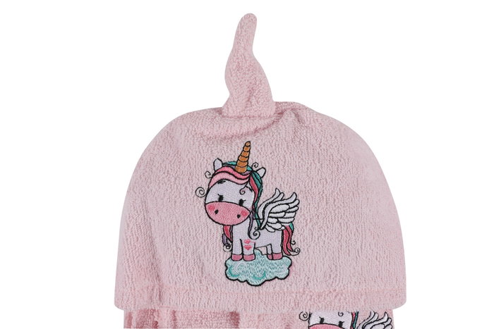 Mijölnir Set de Baño para Bebé de Algodón 100% Rosa - 0-2 Años